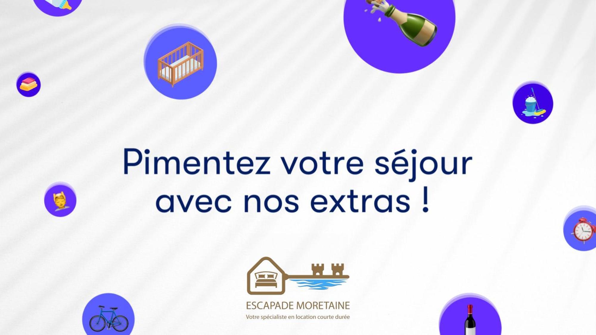 Apartamento T3-Balcon Plein Sud-Acces Direct Au Bord Du Loing Moret-sur-Loing Exterior foto